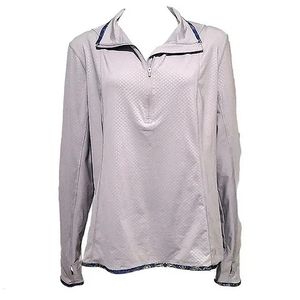 Reel Legends Pullover Jacket UV Protection Thumb Hole Lightweight sz L